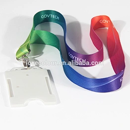 Lovecolour Fashion Customized Exhibition Retractable badge holder lanyard strap