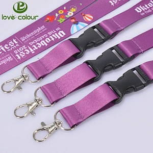 Bulk wholesale cheap plastic buckle lanyard accessories
