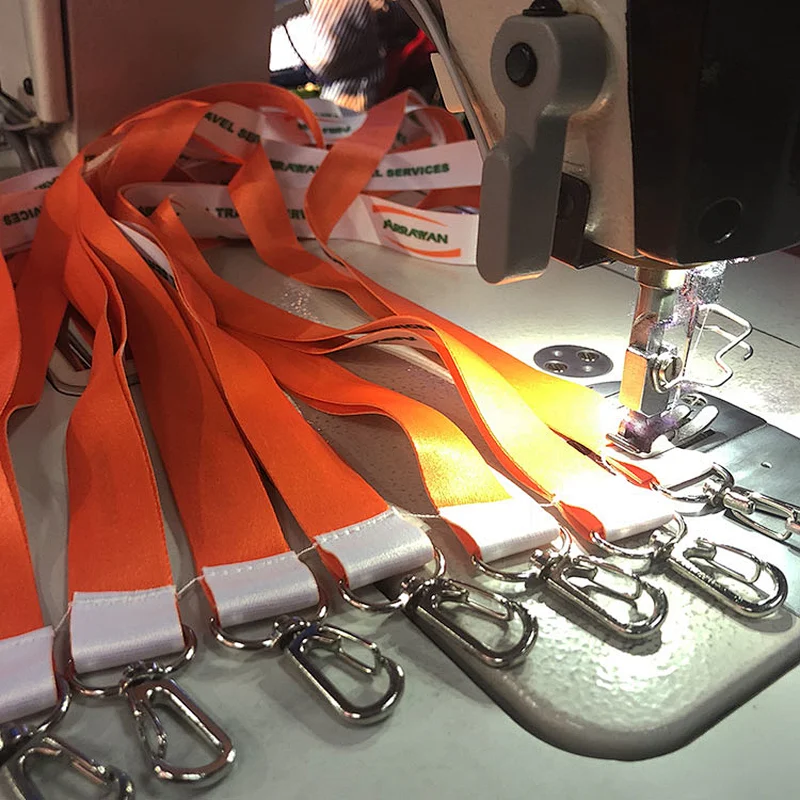 Hot custom polyester chinese red lanyard for festival event