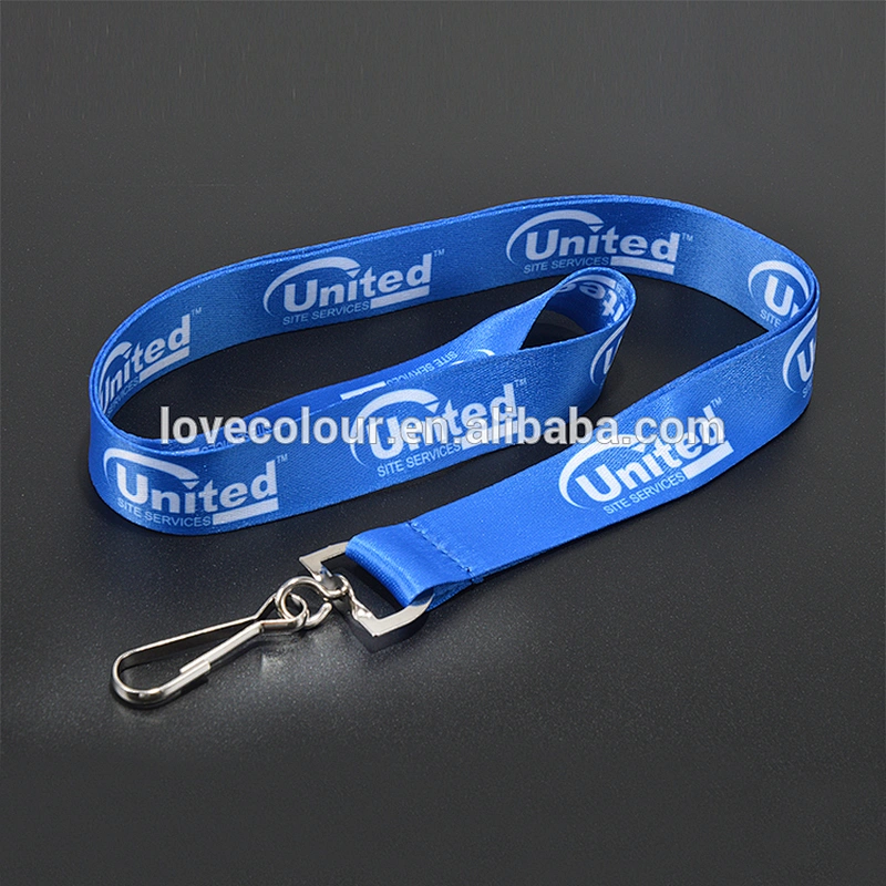 Factory direct sale custom bulk bright color sublimation lanyards for promotion