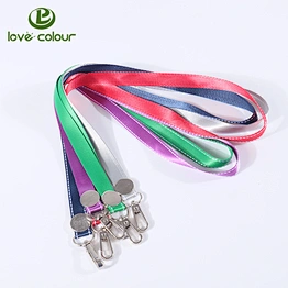 Custom polyester blank plain neck lanyards with your design logo