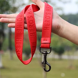 Factory price custom personalized woven neck polyester lanyard