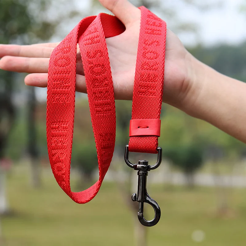 Factory price custom personalized woven neck polyester lanyard