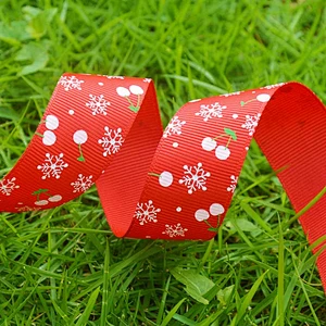 Wholesale gift packing merry christmas ribbon for decoration