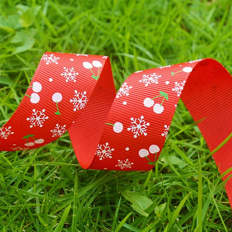 Wholesale gift packing merry christmas ribbon for decoration