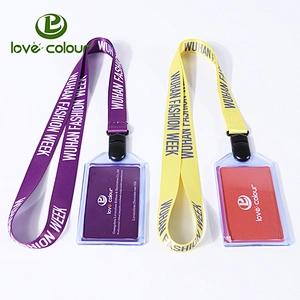 New custom polyester printing lanyard strap for conference