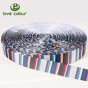 Custom 1.5 inch grosgrain webbing for bag