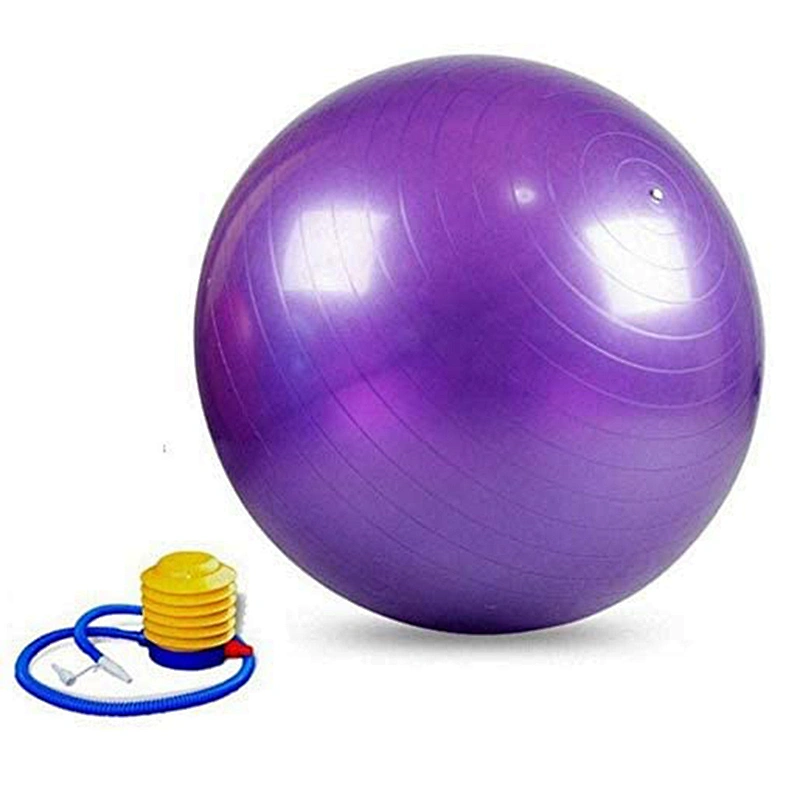 Anti-Burst Exercise Yoga Ball with Quick Pump 45cm/55cm/65cm/75cm/85cm Thick Balance Ball