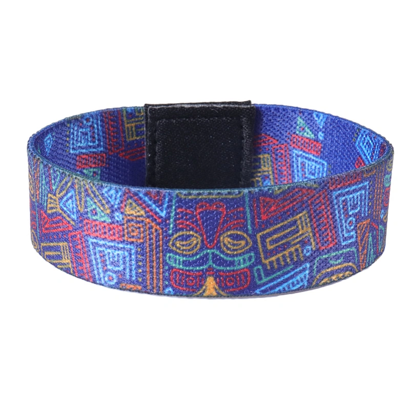 Woven NFC festival event RFID elastic wristband