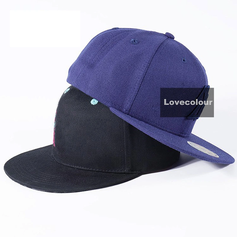 Custom acrylic sublimation print logo embroidery baseball black snapback caps and hats for sport event