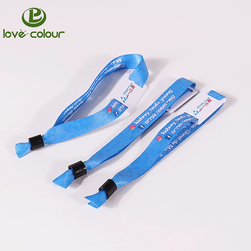 Custom 125khz polyester smart rfid wristband for events