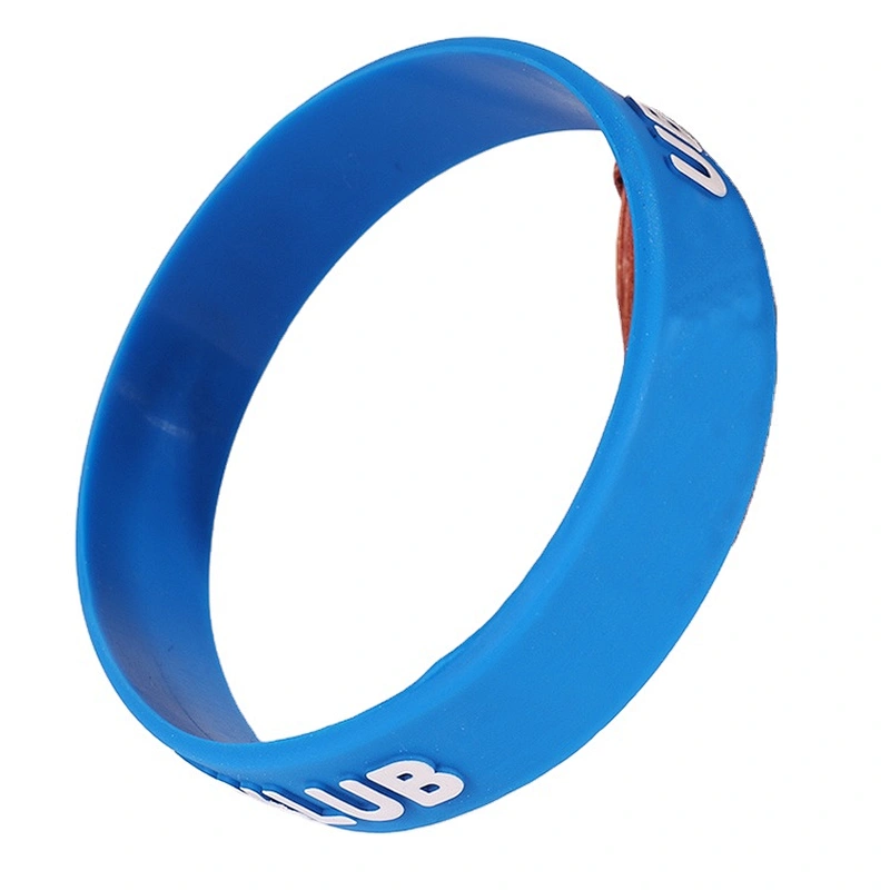 Custom music silicone bracelet/rubber inspirational wristband bracelets