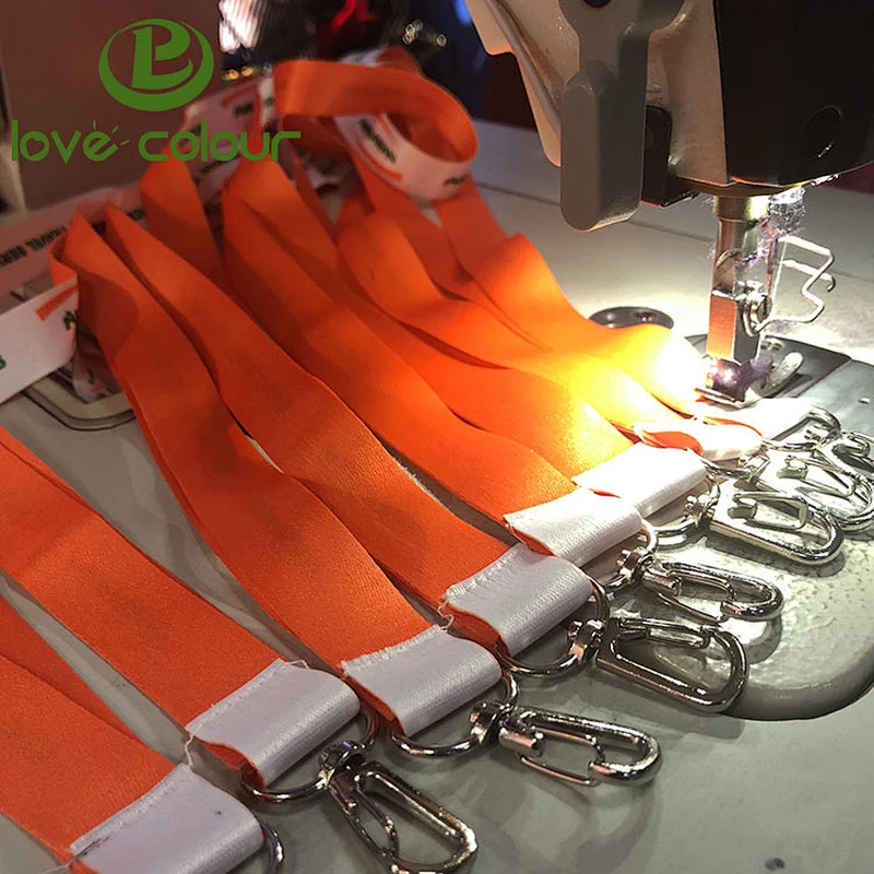 Hot custom polyester chinese red lanyard for festival event