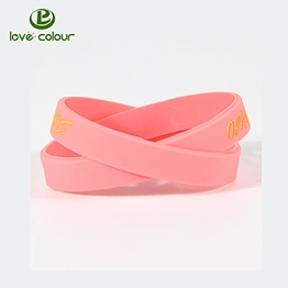 Customized soccer club silicone bracelet wristbands with logo