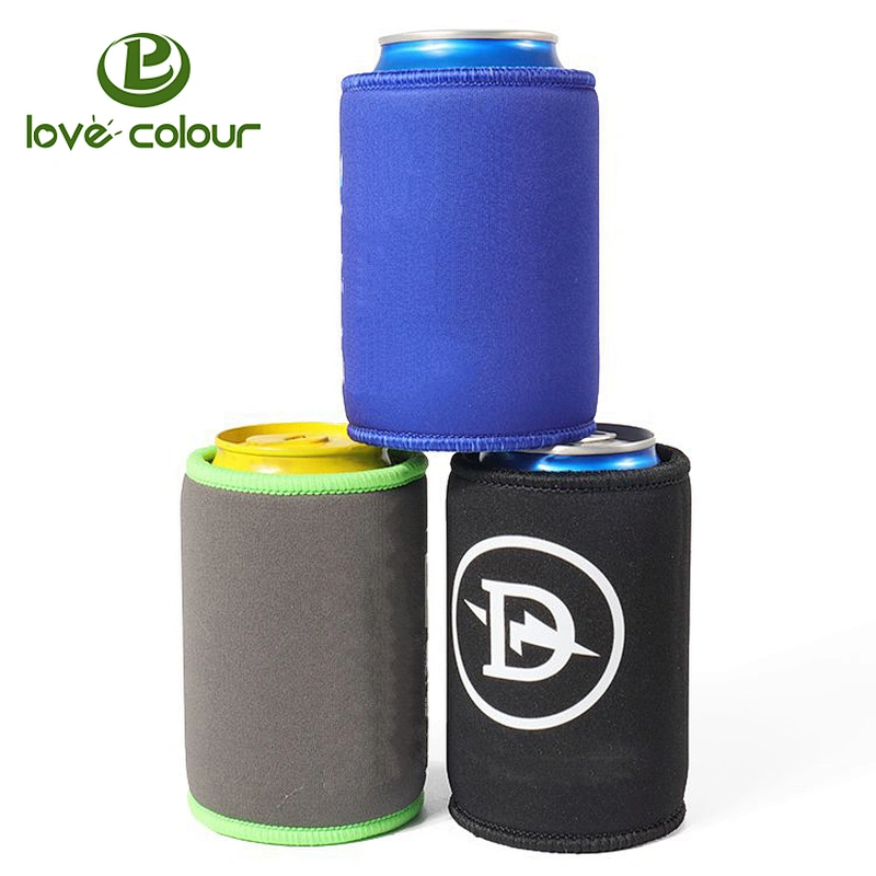 Custom neoprene can cooler beverage stubby holder drink holder can cozy