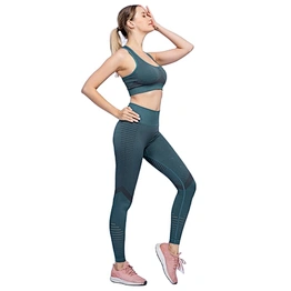 Custom Logo womens leggings gym workout fitness yoga wear Ladies Fitness yoga wear set