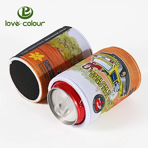 Custom Economy Neoprene Can Coolers Sleeves Coolies For Cans Beer Soft Drink Insulator Covers for BBQ Wedding