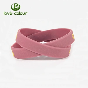 Customized soccer club silicone bracelet wristbands with logo