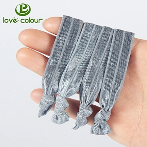 Custom hair accessories elastic polyester knot hair bands
