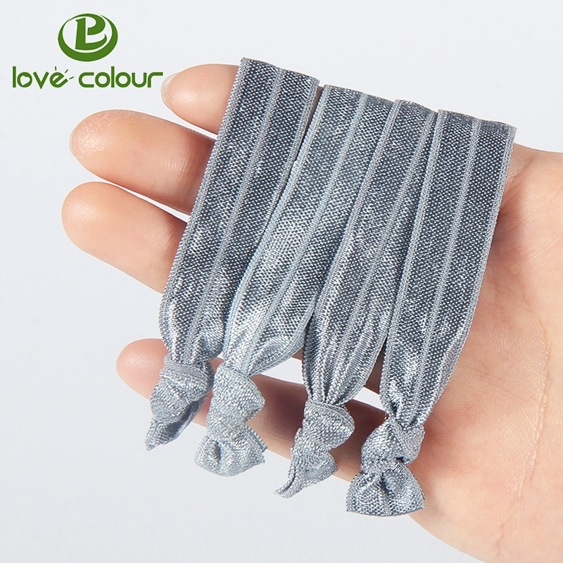 Custom hair accessories elastic polyester knot hair bands