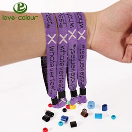 Guangzhou supplier promotion give away gift woven wristband