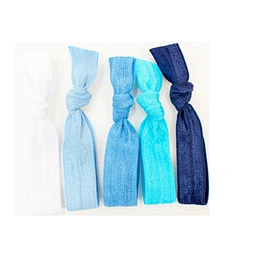 Soft and Stretchy Hair Ties Ponytail Holders Knotted Ribbon Elastics Hair Bands