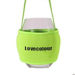 Neoprene wine cooler / glass bottle sleeve / wedding stubby holders