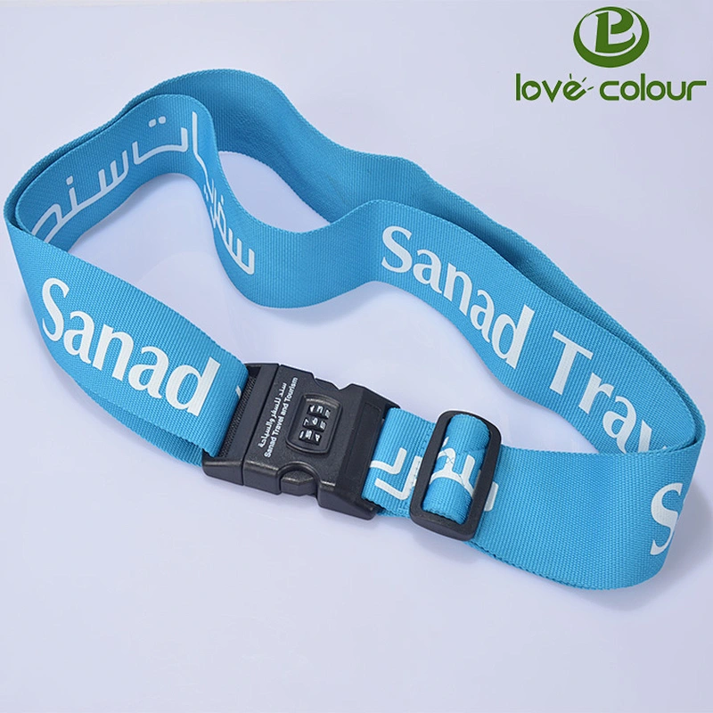 Lovecolour Custom Sublimation Printing Polyester Luggage Strap