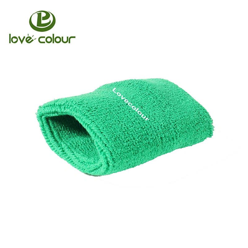 Wholesale cotton sweat wristband cheap custom embroidered sweatbands