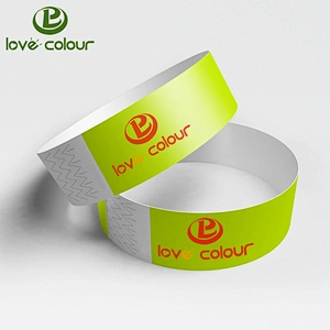 Cheap custom paper wristband for party and events / wristband vinyl