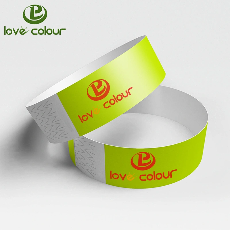 Cheap custom paper wristband for party and events / wristband vinyl