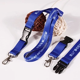 Polyester custom heat transfer printing sublimation lanyard Strap with your brand
