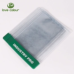 Plastic PVC waterproof id name badge holder