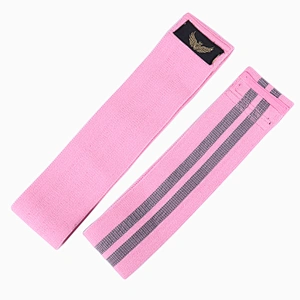 Fitness strength resistance booty bands elastic fabric resistance bands for legs and butt