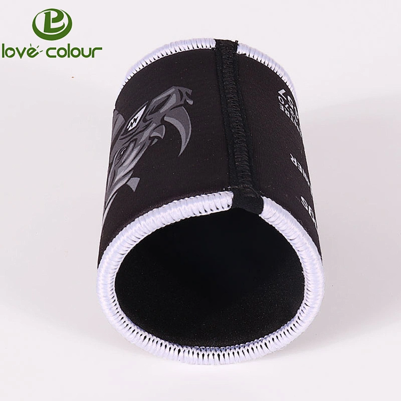 Custom neoprene beer cover black can cooler stubbies sleeve
