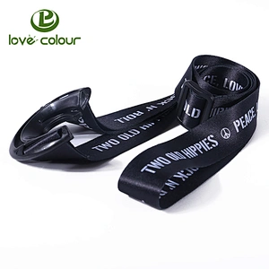Polyester custom adjustable water bottle holder strap
