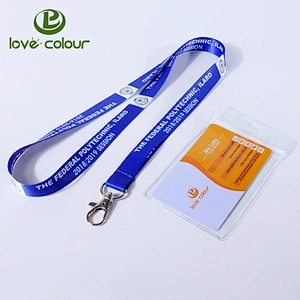 New business work id card holder lanyard for exhibition