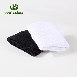 New Cotton Running Cycling Sweatbands Wristbands Wrist Sweat Bands for Gymnastics