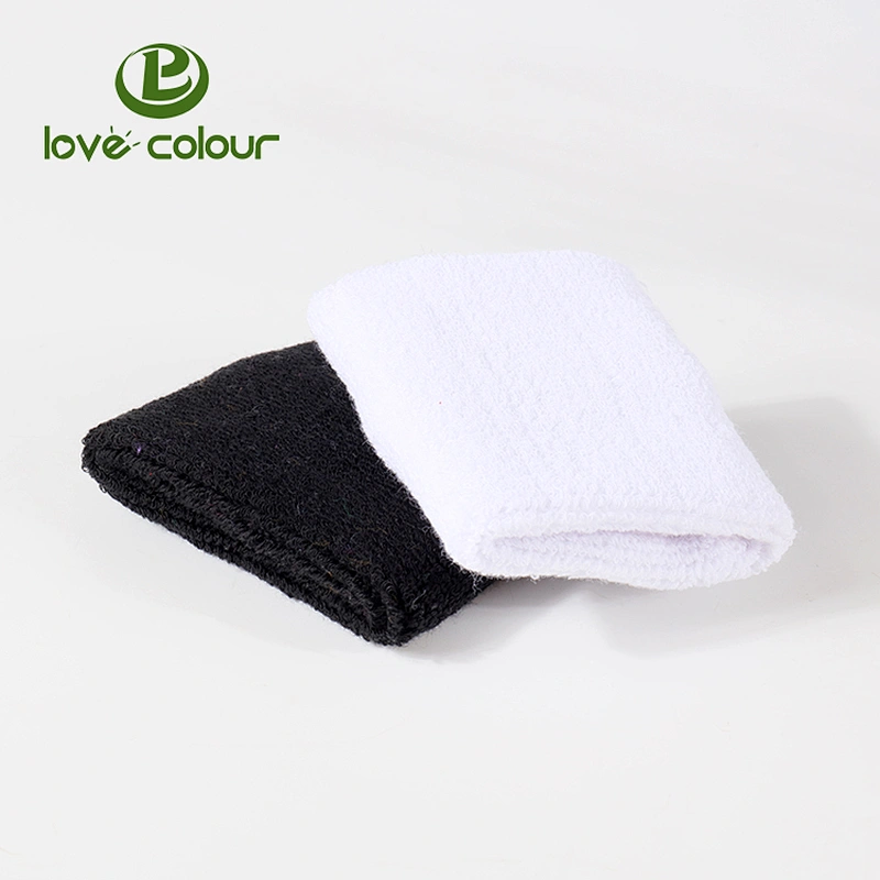 New Cotton Running Cycling Sweatbands Wristbands Wrist Sweat Bands for Gymnastics