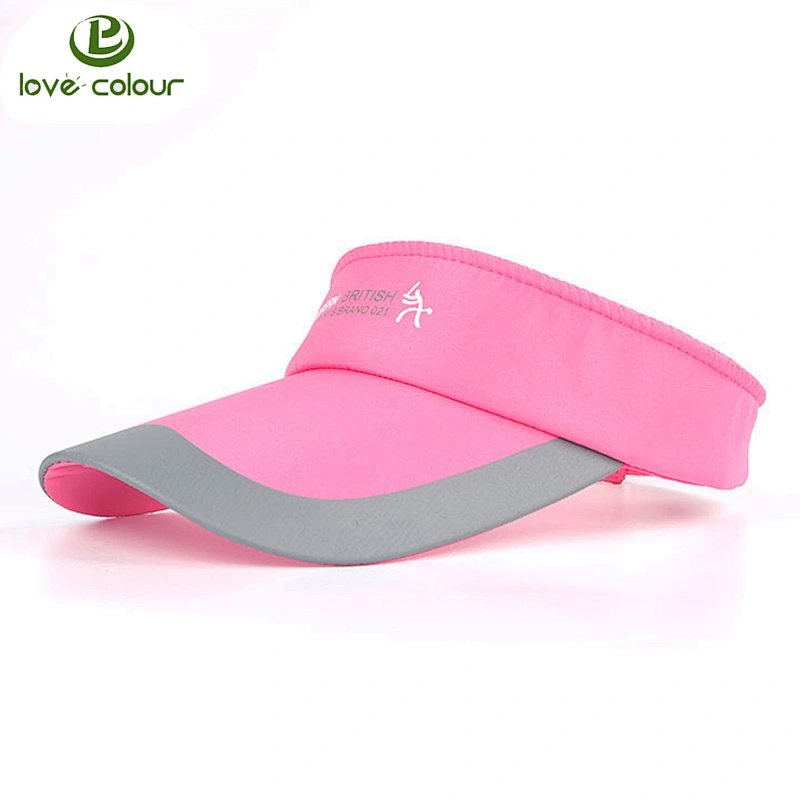 Fashion Custom Women / Men Sun Hat Visor Cap for Running