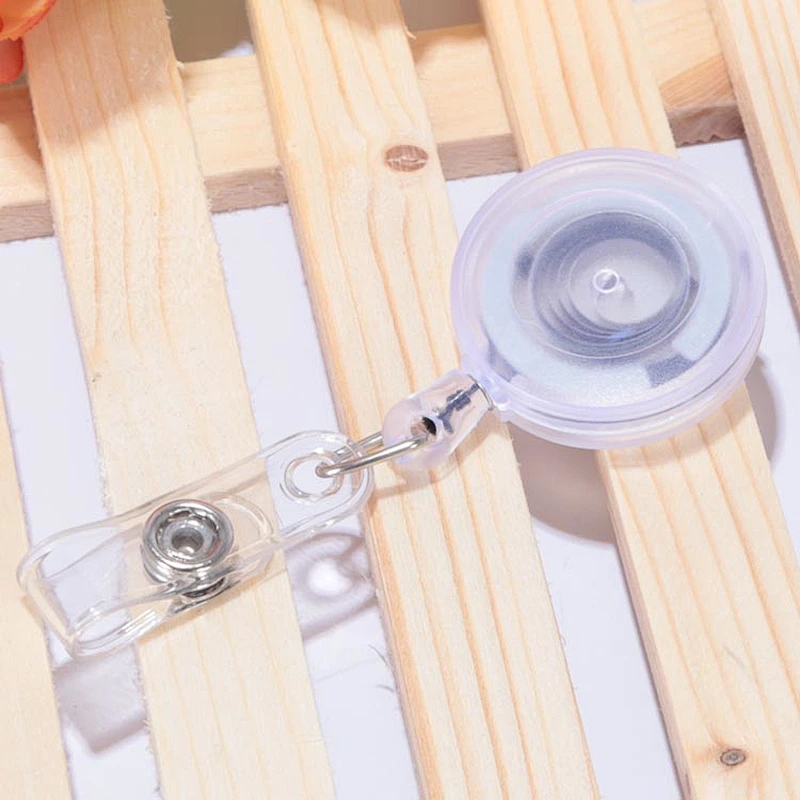 Custom Translucent Plastic ID Badge Reel