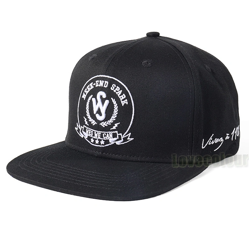 Professional factory custom cotton snapback cap bulk