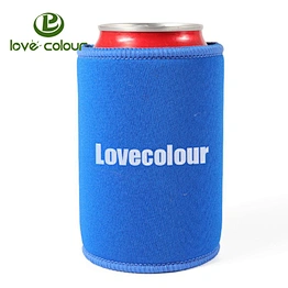 Custom color printing neoprene beer can cooler for sale