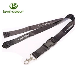 ECO-friendly Material OEM Custom Polyester Printed Lanyard Release Buckle Neck Strap
