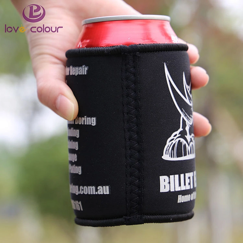 Promotional custom beer holder bag neoprene can cooler