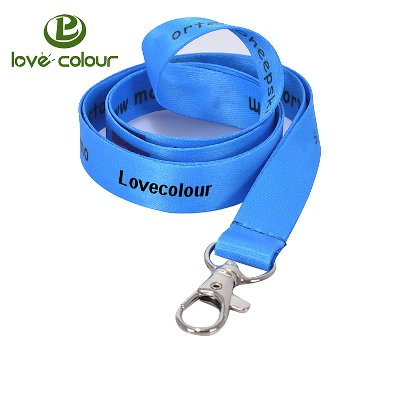 Promotional Items Cheap Metal Clip Polyester Lanyards with Custom Logo