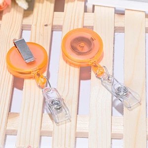 Custom Translucent Plastic ID Badge Reel