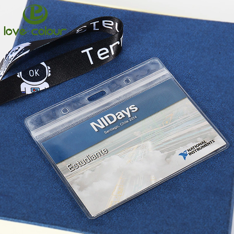 Horizontal Durable Vinyl Badge Holder