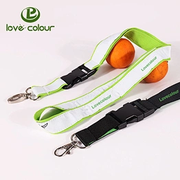Personalized Polyester Double Layer Lanyard for Promotion