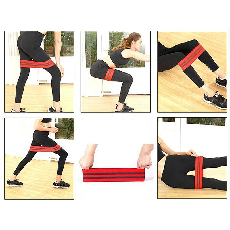 Unisex Resistance Band Belt for Legs Non-Slip Exercise Fitness Workout Bands